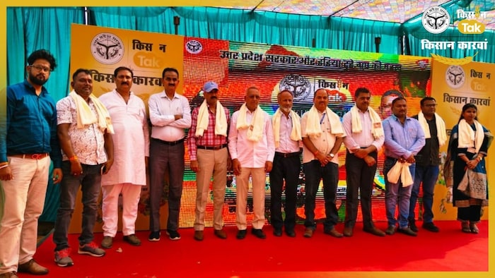 कुशीनगर पहुंचा ‘किसान कारवां'