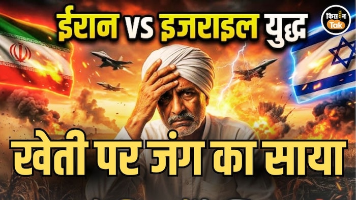 किसानों पर इजराइल-ईरान जंग का असर
