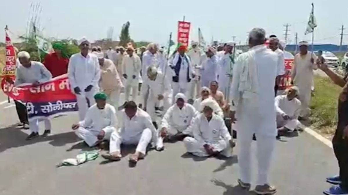 हरियाणा में किसानों का हल्ला बोल, नए मंडी नियमों के खिलाफ किया हाईवे जाम