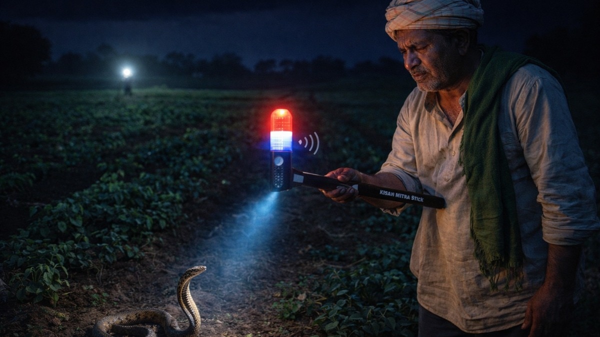 IoT तकनीक से लैस ‘किसान मित्र छड़ी’, सांपों से बचाएगी किसानों की जान