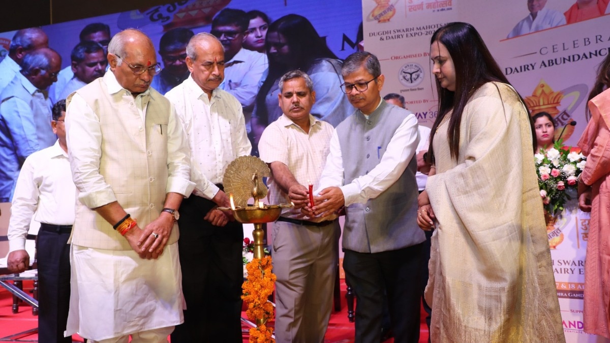 cabinet minister dharmpal-singh inaugurated dugdha swarn mahotsav 2026 in lucknow comment on samajwadi party