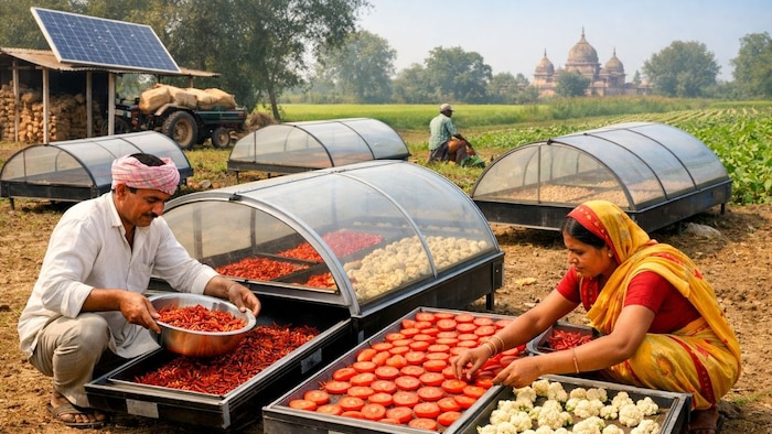 सोलर ड्रायर पर सब्सिडी
