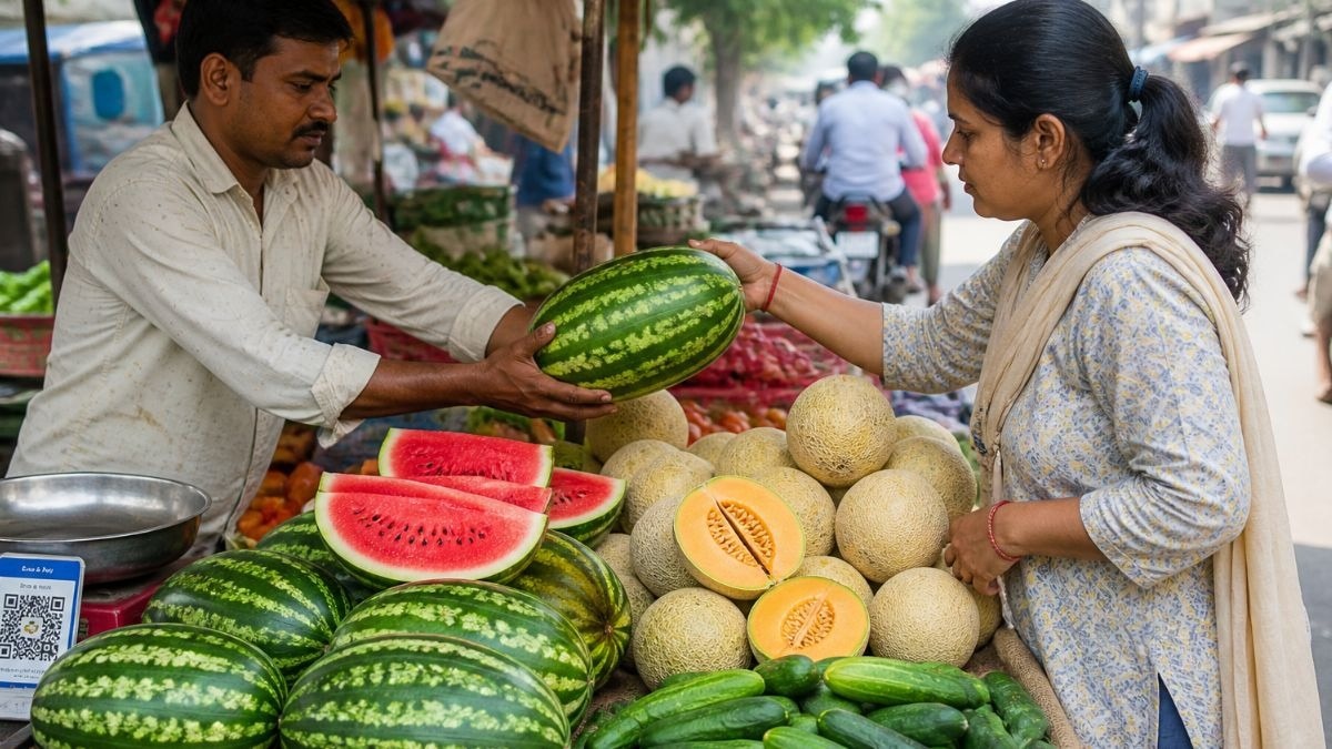 तरबूज-खरबूज, खीरा-ककड़ी खरीदने के टिप्स (AI- तस्वीर)