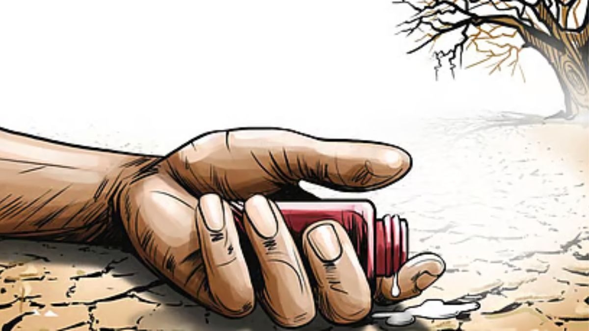 किसान ने पेड़ से लटककर की खुदकशी