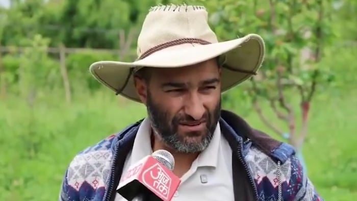 Kashmir strawberry farming