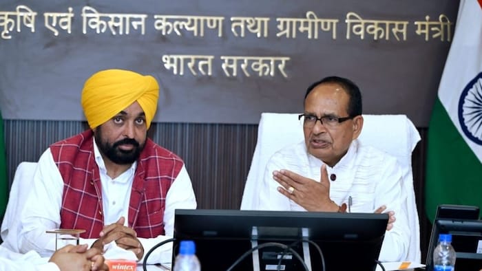 Shivraj meeting with cm mann