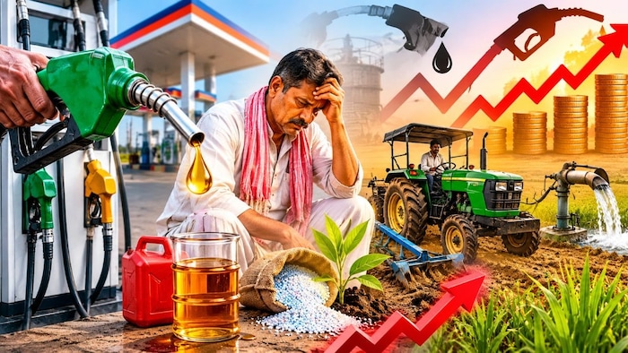 फिर बढ़े पेट्रोल-डीजल के दाम (AI- Image)