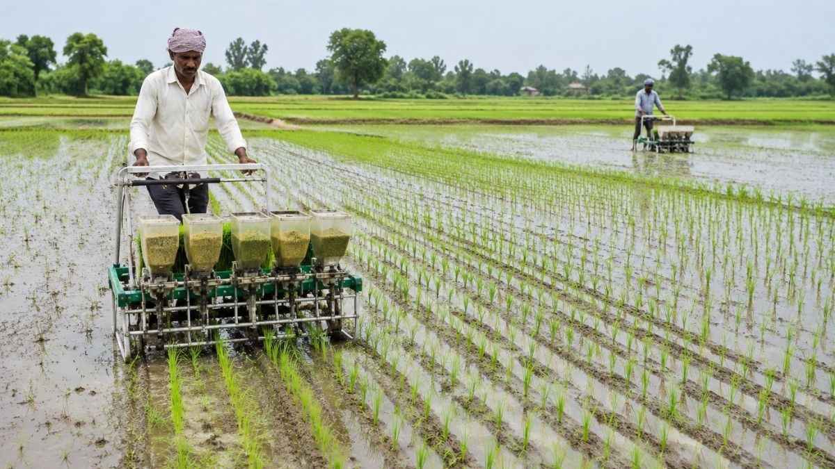 धान की सीधी बुवाई