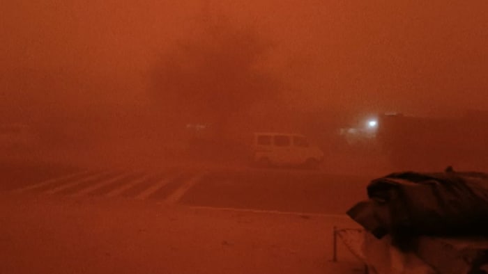 desert dust storm India