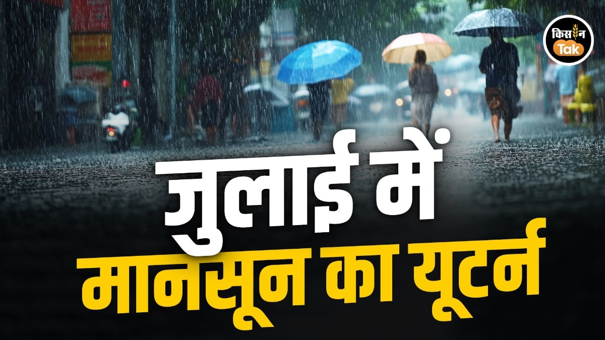 जून के सूखे के बाद जुलाई की भारी बारिश