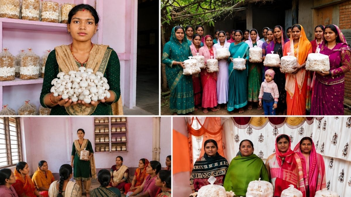 मशरूम की खेती से आत्मनिर्भरता की मिसाल बनीं राजलक्ष्मी, 25 महिलाओं को दिया रोजगार