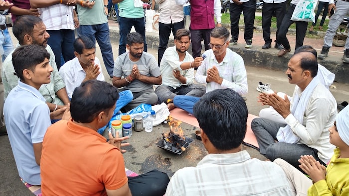 Bhopal Farmers Protest