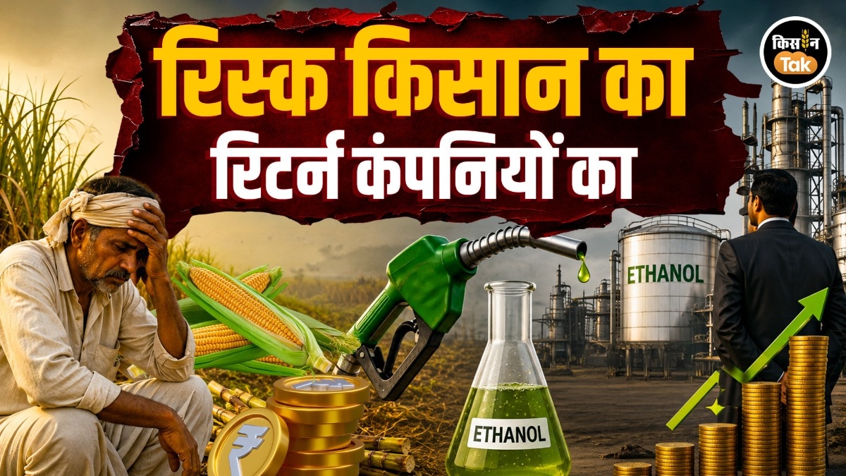 क्या इथेनॉल से क‍िसानों को म‍िल रहा है फायदा? 