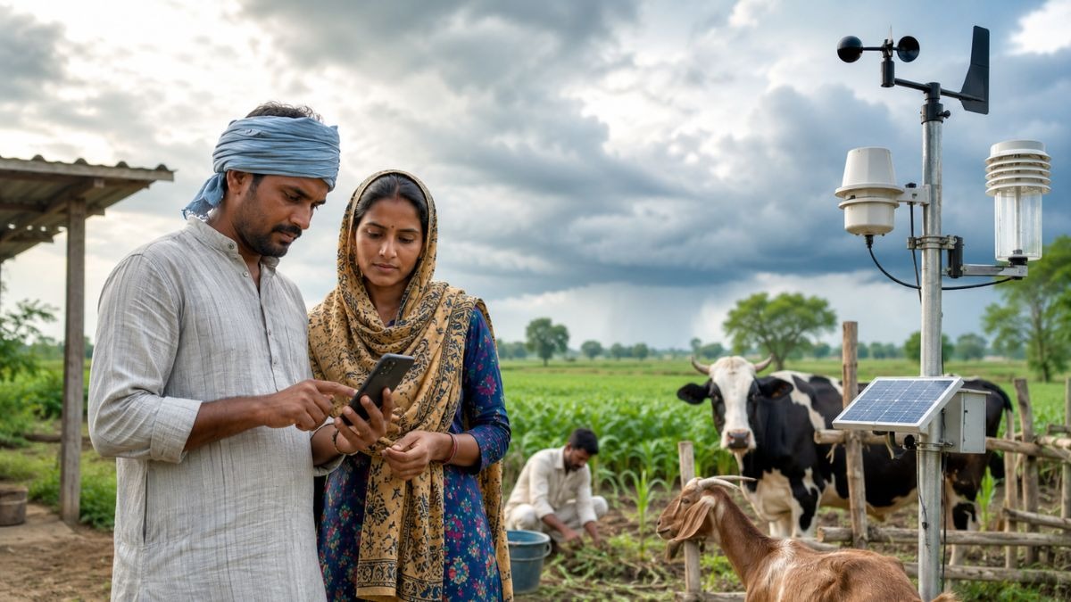 IMD Weather Advisory helps farmers and livestock rearers