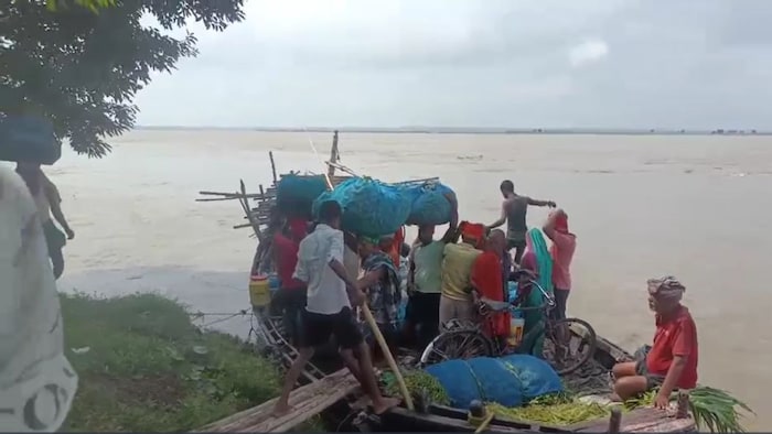 नवगछिया में बाढ़ का बढ़ता खतरा