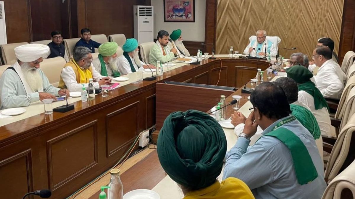रात 11 बजे तक चली खट्टर की किसान नेताओं संग मैराथन बैठक, किसानों ने रखीं ये 10 मांगें