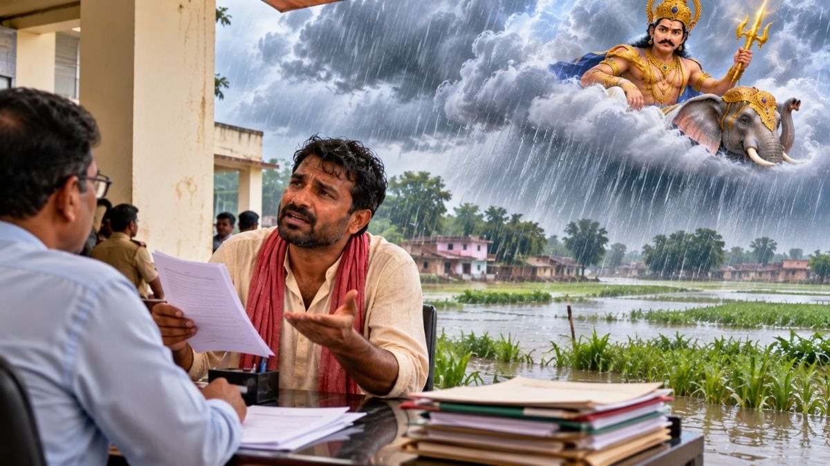indra dev complaint over heavy rain
