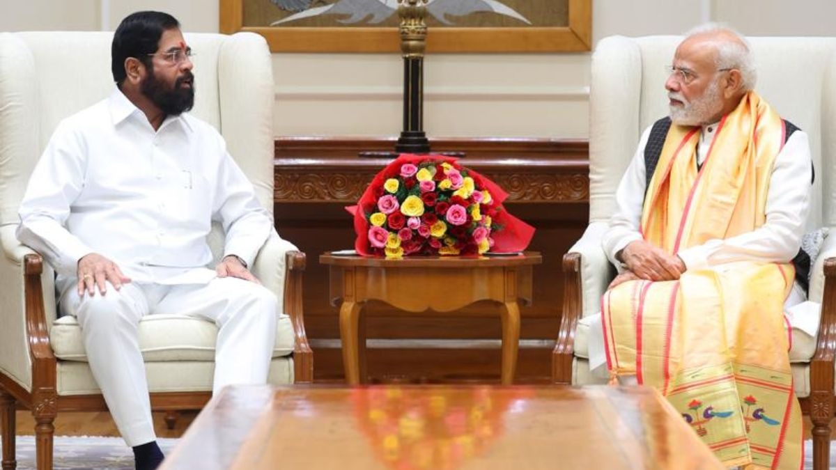 eknath shinde meets pm modi