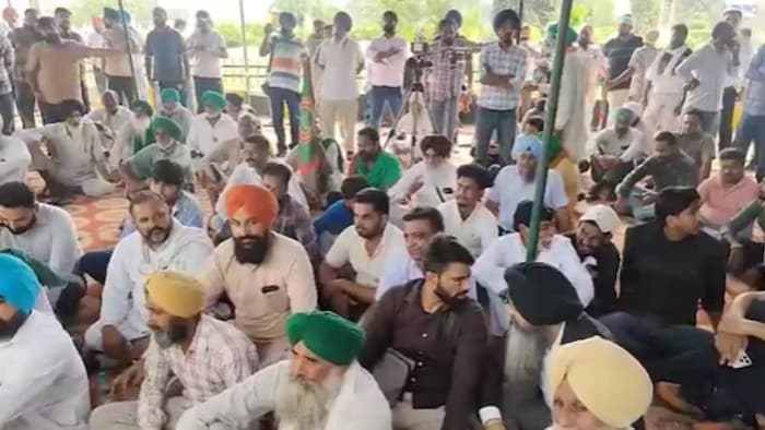 किसानों का प्रदर्शन
