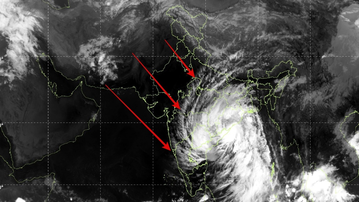 Cyclone Arnab India landfall