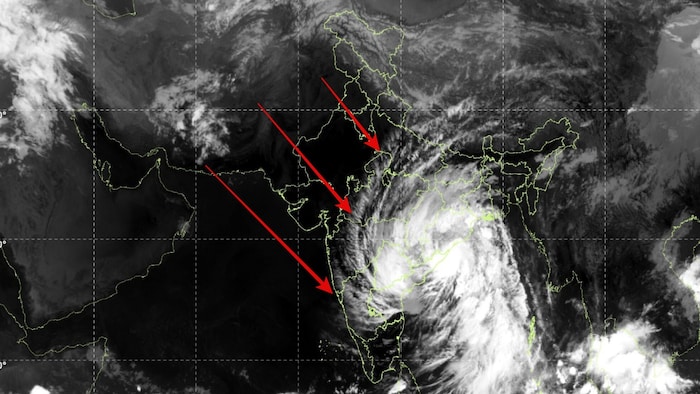 Cyclone Arnab India landfall