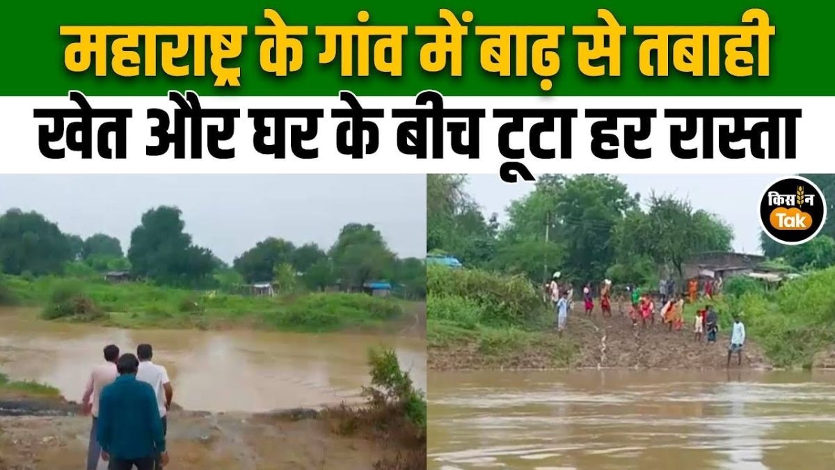 चंद्रपुर गांव में बाढ़ का कहर