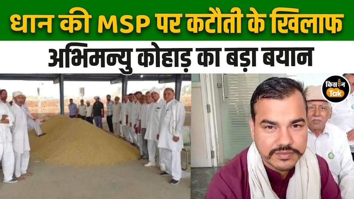 सोनीपत मंडी में किसानों का हल्ला बोल! MSP पर धान खरीद को लेकर धरना जारी