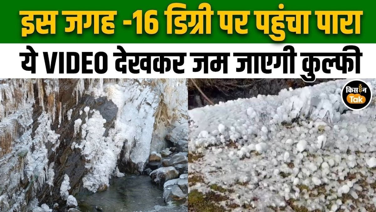 माइनस में पहुंचा बदरीनाथ का तापमान, जम गई ऋषि गंगा की जलधारा और बदरीश झील