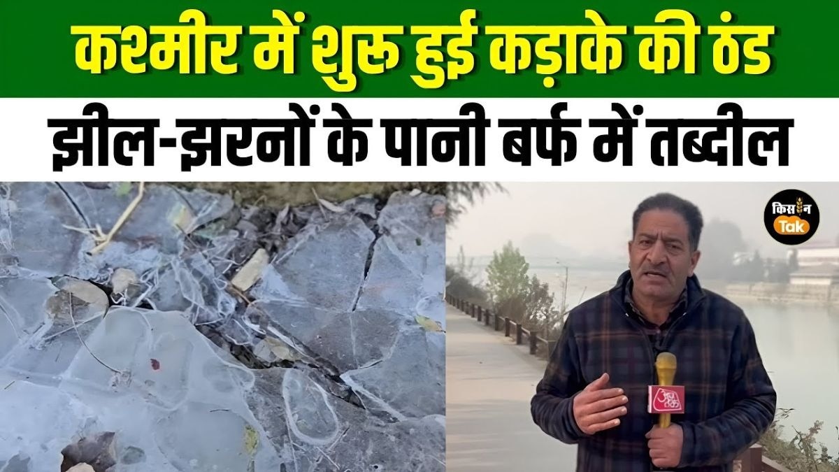 जम्मू-कश्मीर में गिरा पारा, लोगों ने बताई ठंड की दास्तां