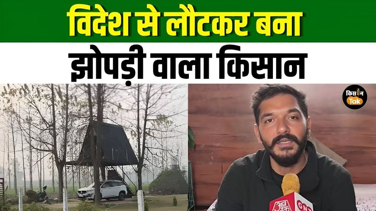 किसान ने पेड़ पर बनाया अनोखा घर, विदेशों में देखकर गांव में किया कमाल