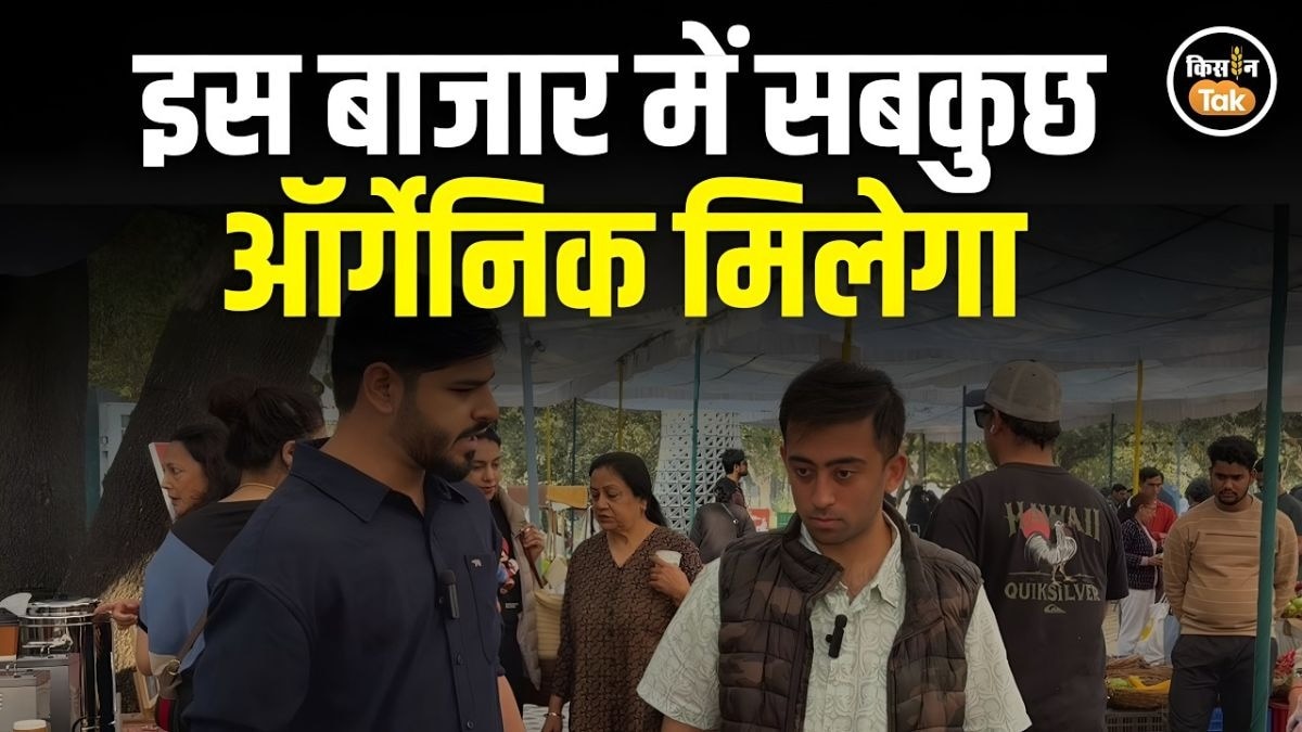 दिल्ली का अनोखा The Bazaar, फल, सब्जी, अनाज सबकुछ मिलेगा Organic