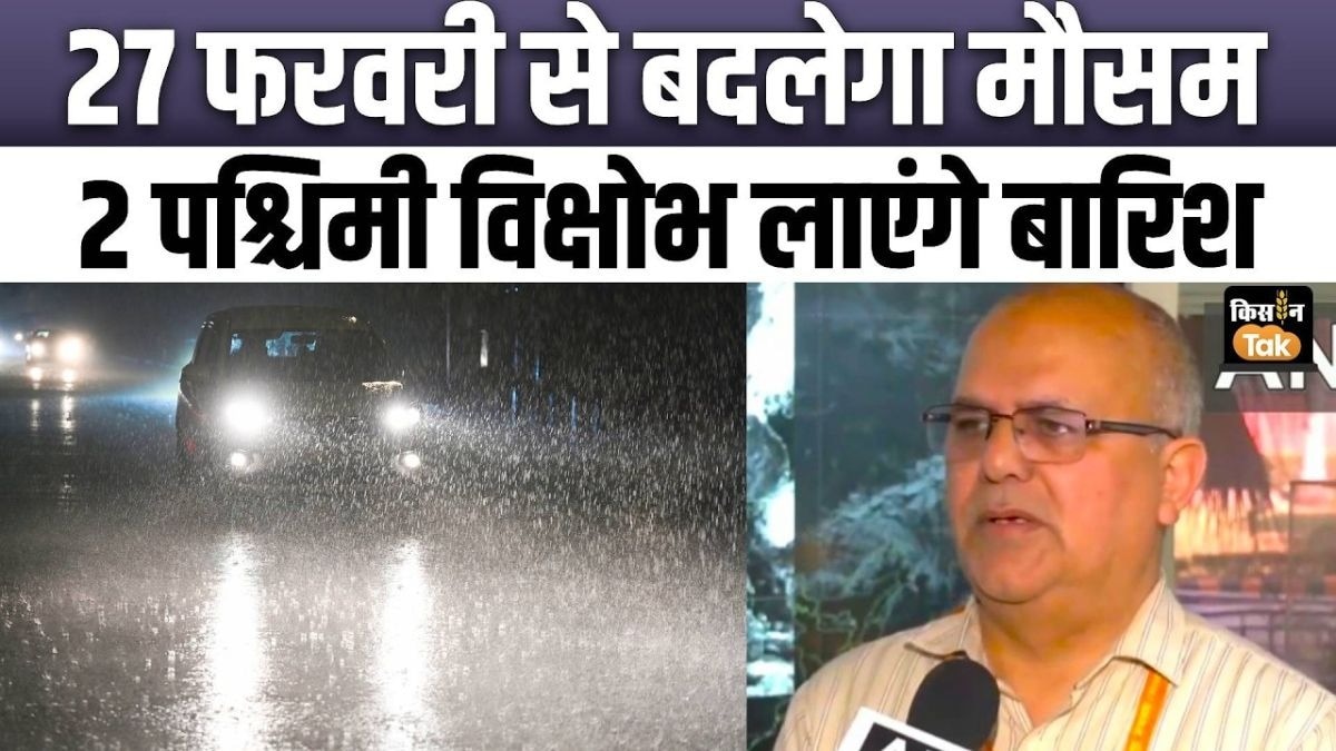 पश्चिमी विक्षोभ की दस्तक से बदलेगा मौसम, IMD के वैज्ञानिक ने बताया कहां होगी बारिश?