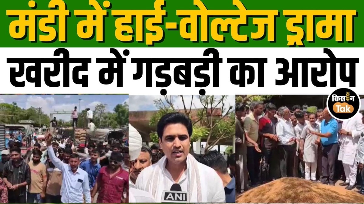 किशनगढ़ मंडी में किसानों का चक्का जाम, MSP और अव्यवस्थाओं को लेकर जोरदार विरोध