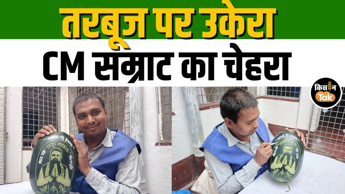 Munger artist watermelon carving