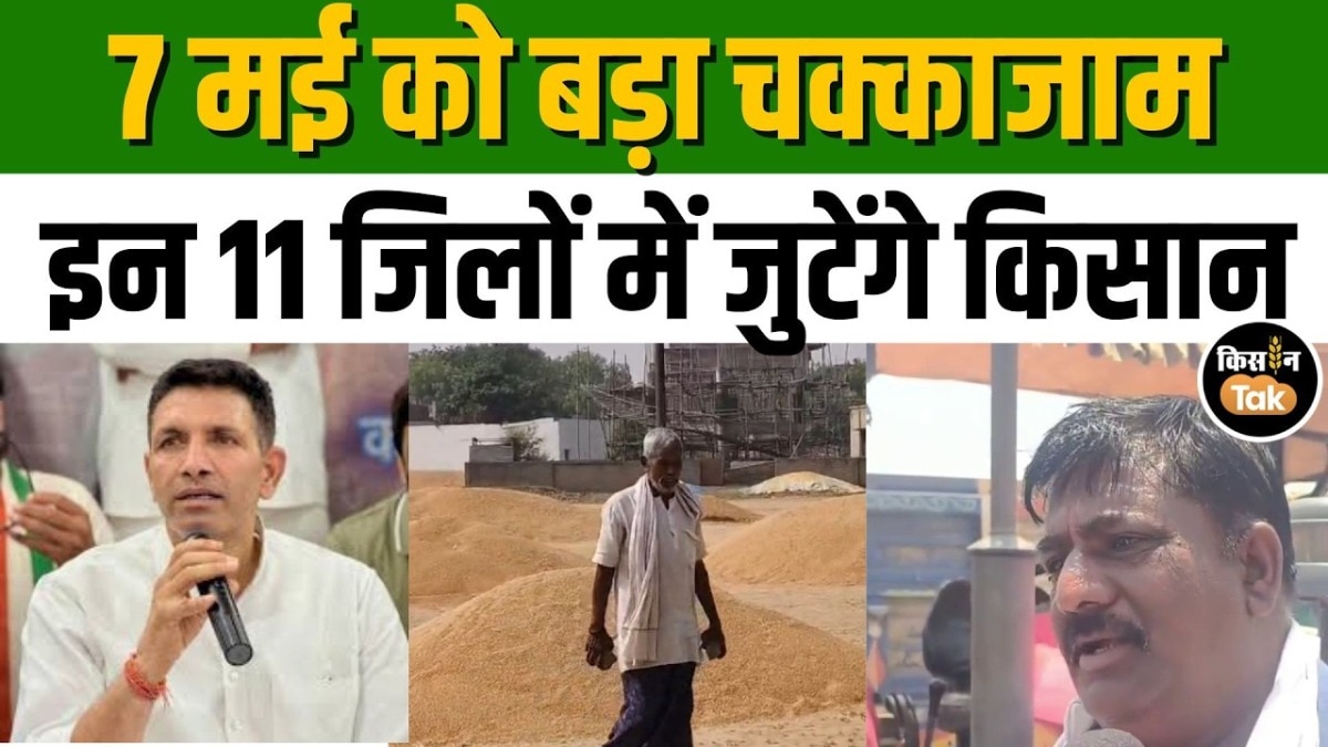 एमपी में गेहूं खरीदी से नाराज किसान, 7 मई को कांग्रेस‑किसान मिलकर करेंगे चक्काजाम