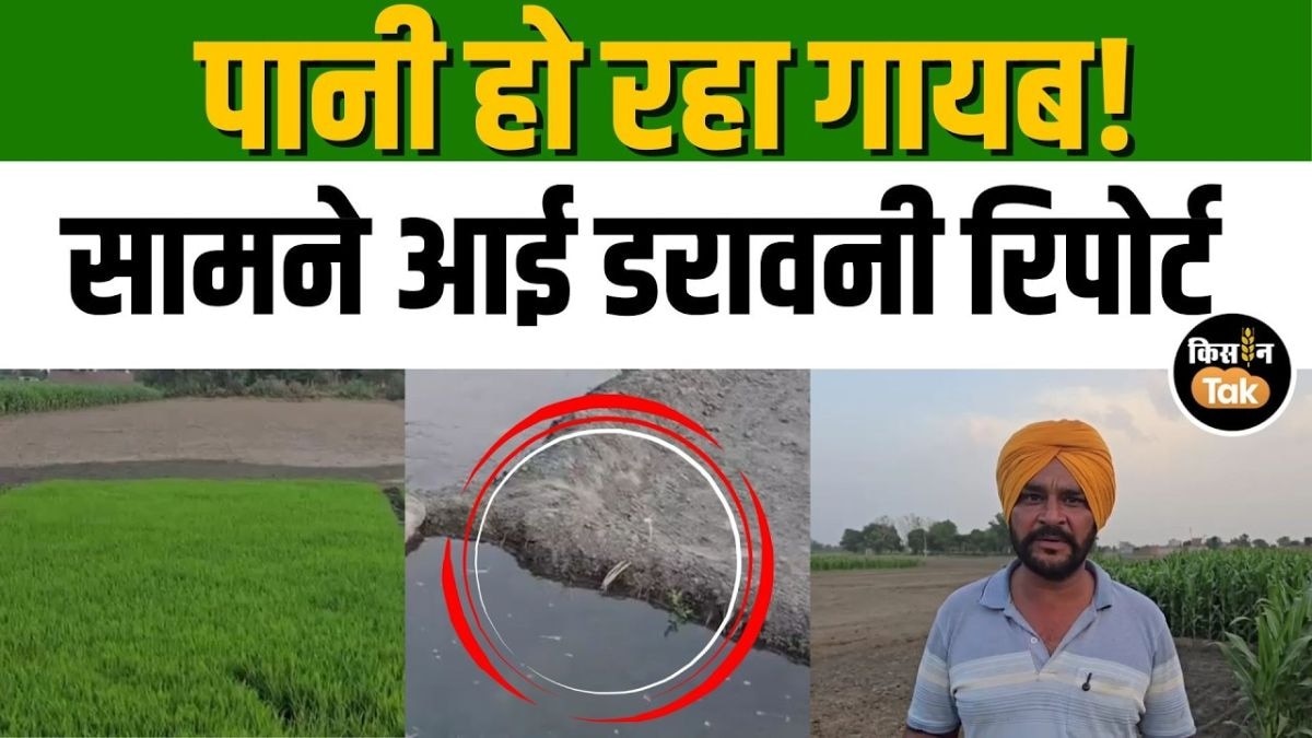 गिर रहा पानी का स्तर