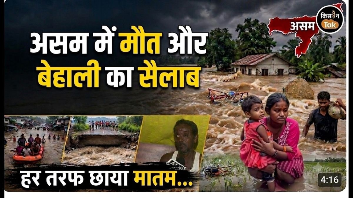 असम बाढ़ का कहर