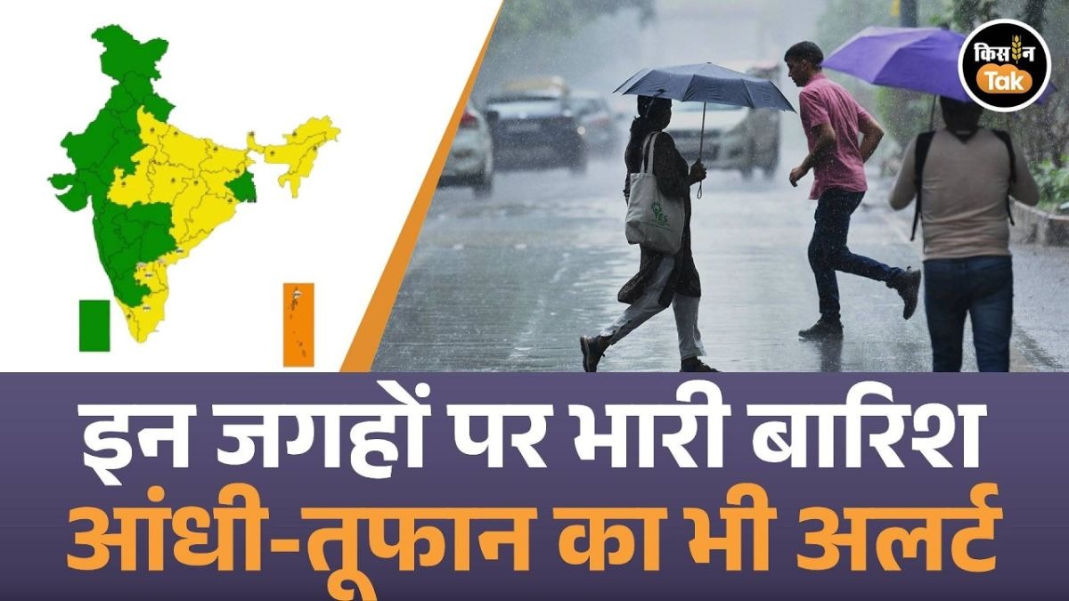 इन राज्यों में भारी बारिश का अलर्ट, जानें IMD का पूरा अपडेट