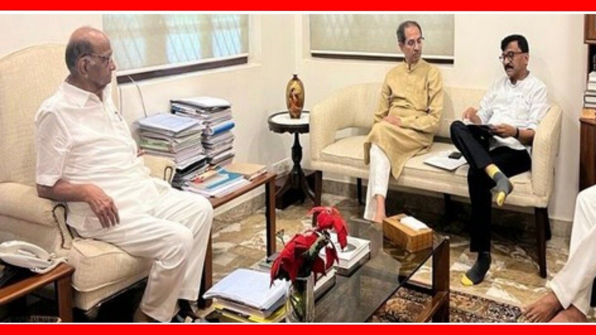 uddhav Thackeray meets sharad pawar