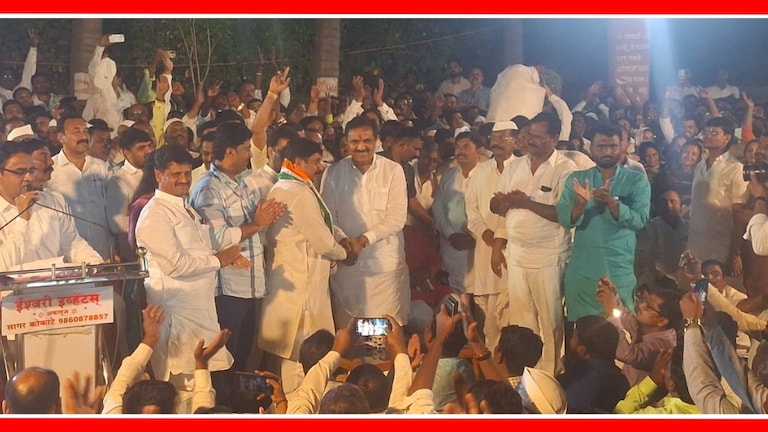 Lok Sabha Election Live : धैर्यशील मोहिते पाटलांनी फुंकली 'तुतारी', काय बोलले? धैर्यशील मोहिते पाटील यांनी जयंत पाटील यांच्या उपस्थितीत राष्ट्रवादी काँग्रेसमध्ये प्रवेश केला.