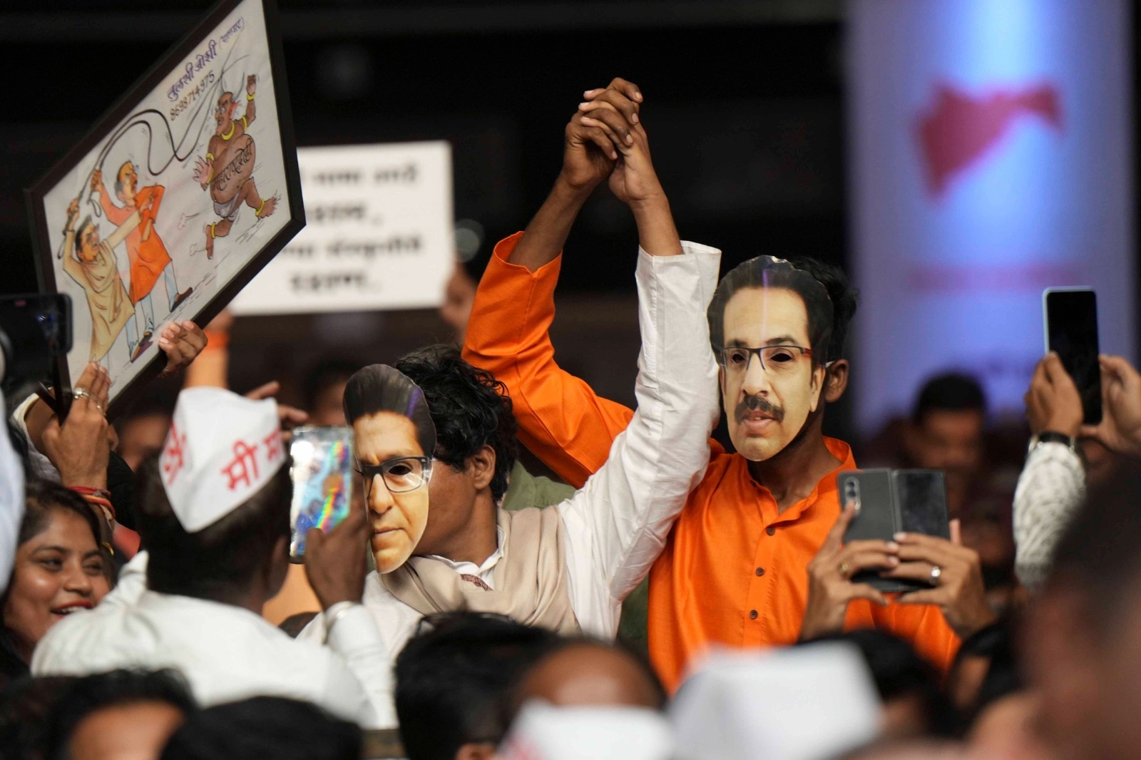 Raj Thackeray and Uddhav Thackeray Raj Thackeray and Uddhav Thackeray