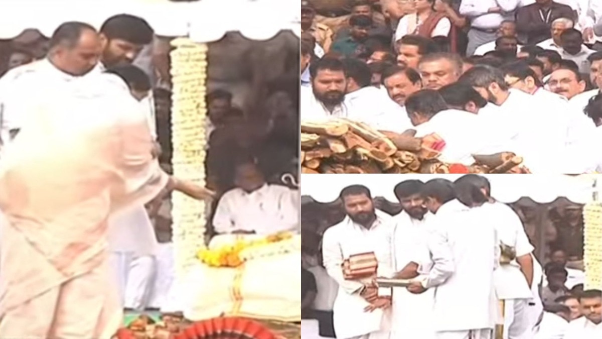 Ajit Pawar: पवार कुटुंबियांनी घेतलं अजितदादांचं शेवटचं दर्शन, राजकीय नेत्यांची उपस्थिती...  