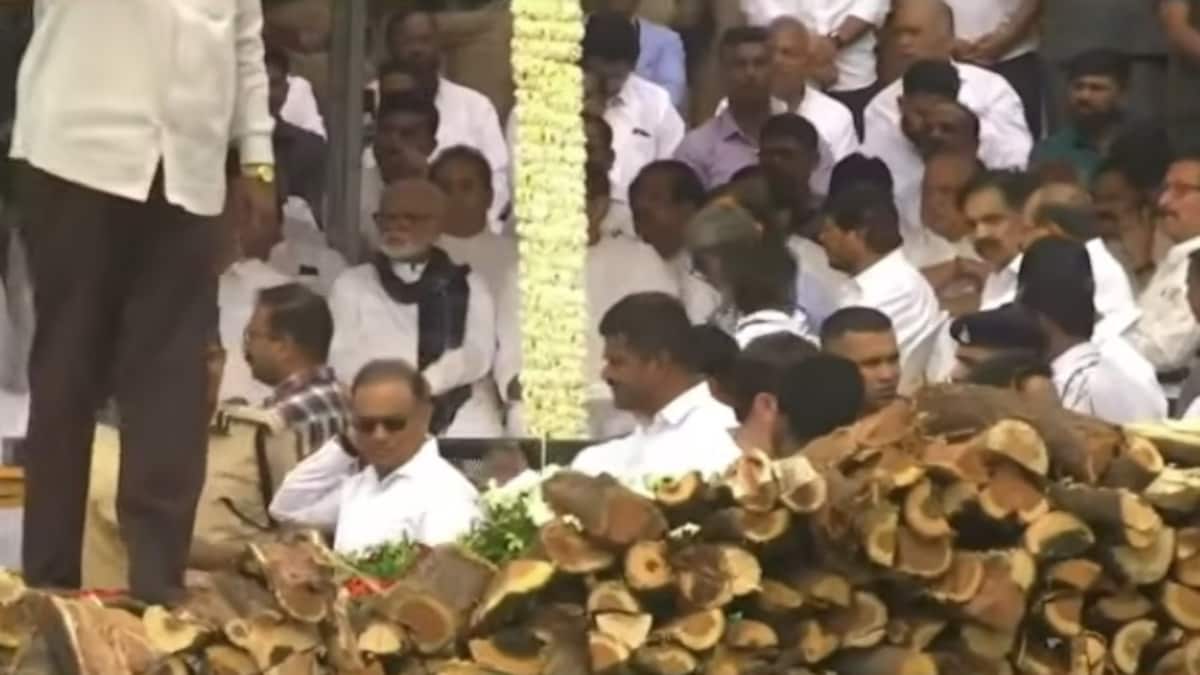 Ajit Pawar funeral Ajit Pawar funeral