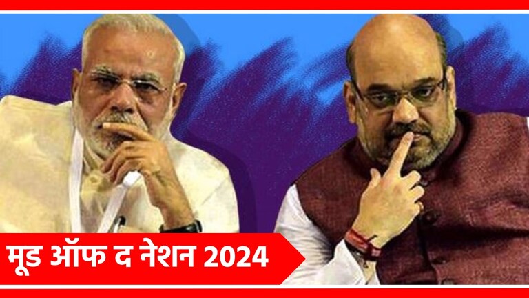 MOTN : मोदींची गॅरंटी 'या' राज्यांमध्ये फेल; भाजपचं वाढणार टेन्शन? mood of the nation 2024 : There are a total of 129 Lok Sabha seats in the five states of South India.