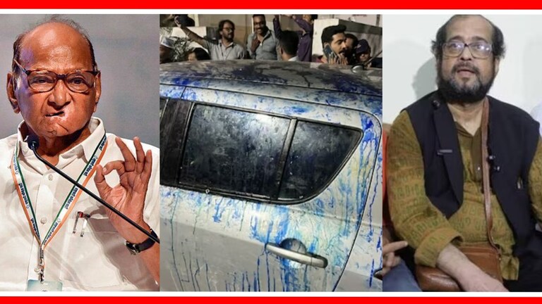 Sharad Pawar : "ही झुंडशाही...", निखिल वागळेंवरील हल्ल्यानंतर पवार संतापले Sharad pawar condem of attacked on nikhil wagle