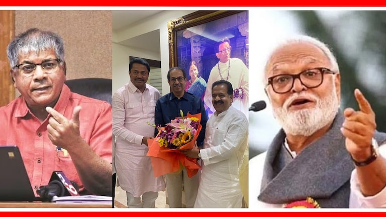 Prakash Ambedkar : 'मविआ'ला आंबेडकर देणार झटका; भुजबळांना दिली ऑफर prakash ambedkar express displeasure after meeting between uddhav Thackeray And congress leaders