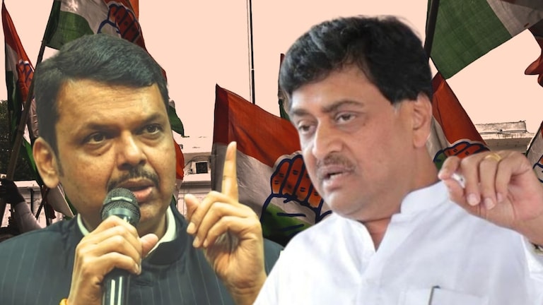 Devendra Fadnavis : 'काँग्रेसची पुण्याई सोडून नेते आमच्यासोबत का येतात?', फडणवीसांनी कारणं सांगितली ashok chavan devendra fadnavis
