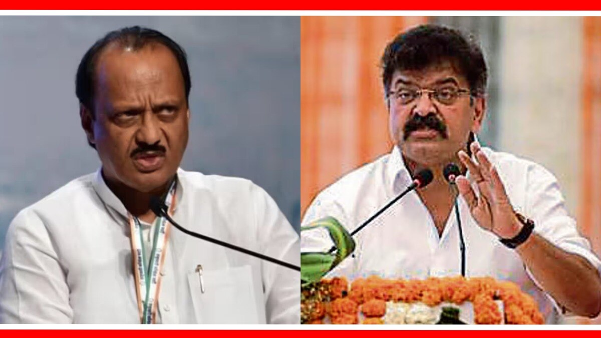 jitendra Awhad slap Ajit pawar 