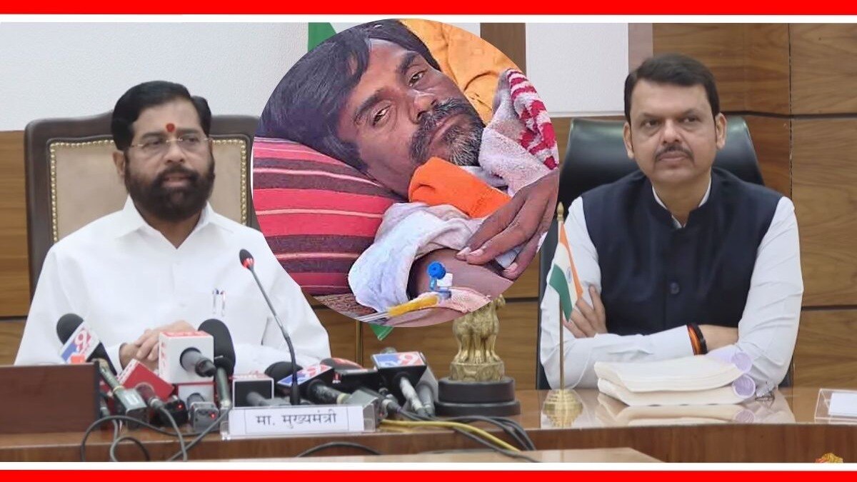 Eknath shinde appeal to manoj jarange to stop hunger strike