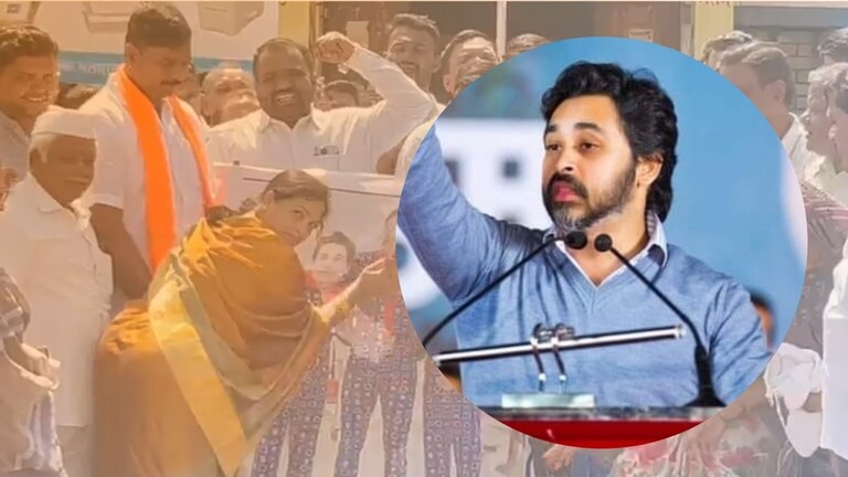 Nilesh Rane यांच्या गाडीवर दगडफेक; भास्कर जाधवांच्या कार्यालयासमोर राडा निलेश राणेंच्या गाडीवर दगडफेक